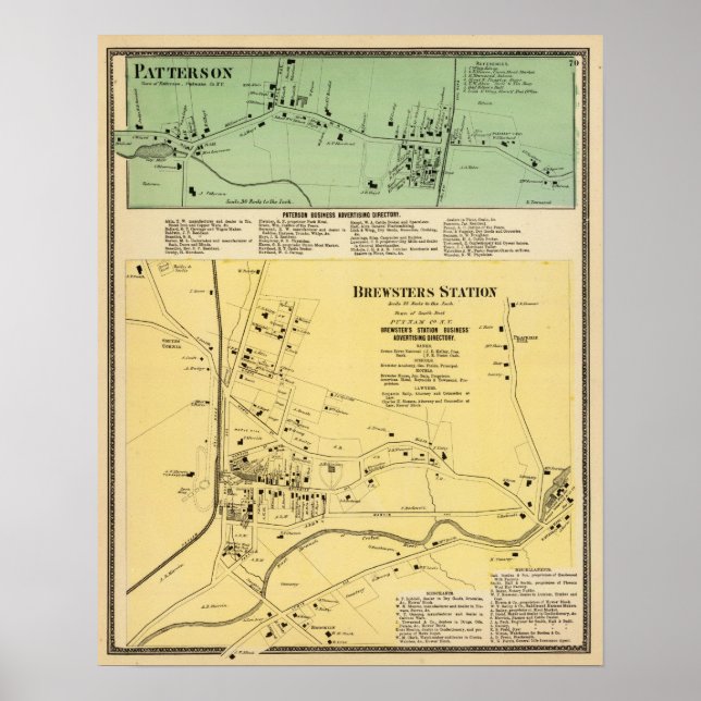 Brewsters Sta., Patterson Poster (Vorne)