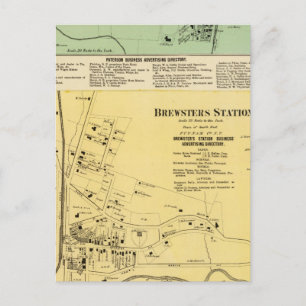 Brewsters Sta., Patterson Postkarte