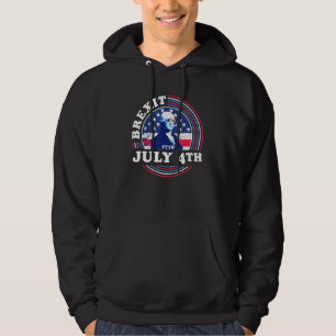 Brexit 1776 George Washington 4. Juli USA Inde Hoodie