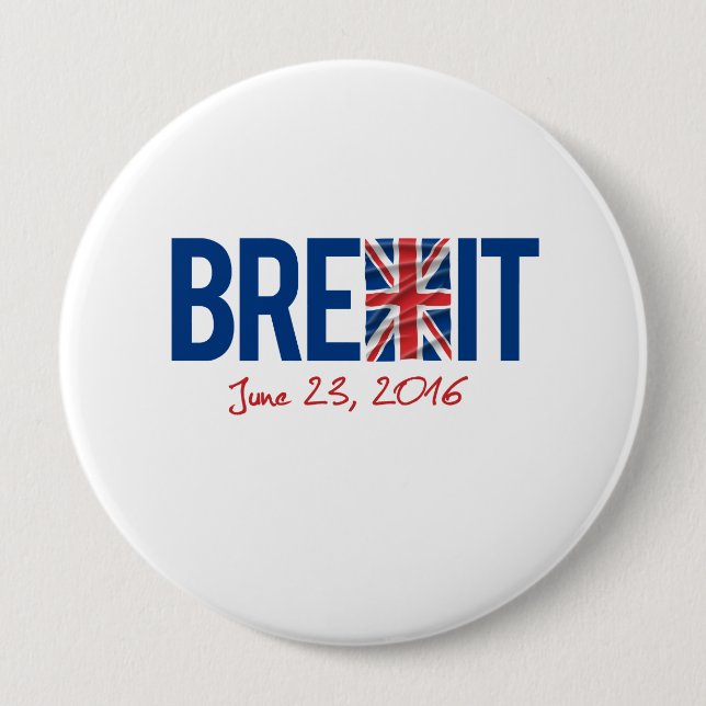 BREXIT - 23. Juni 2016 - - Button (Vorderseite)