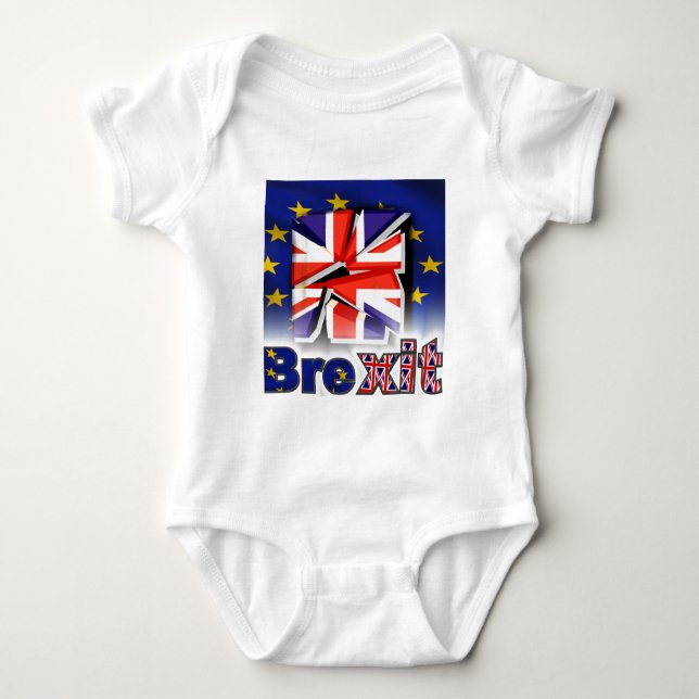 Brexit Baby Strampler (Vorderseite)
