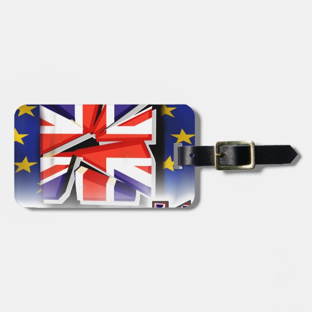Brexit Gepäckanhänger (Vorderseite horizontal)