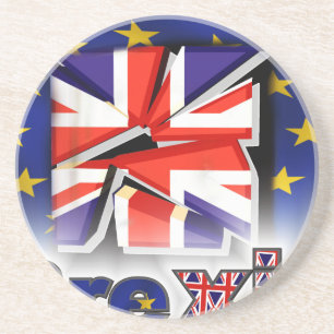 Brexit Getränkeuntersetzer