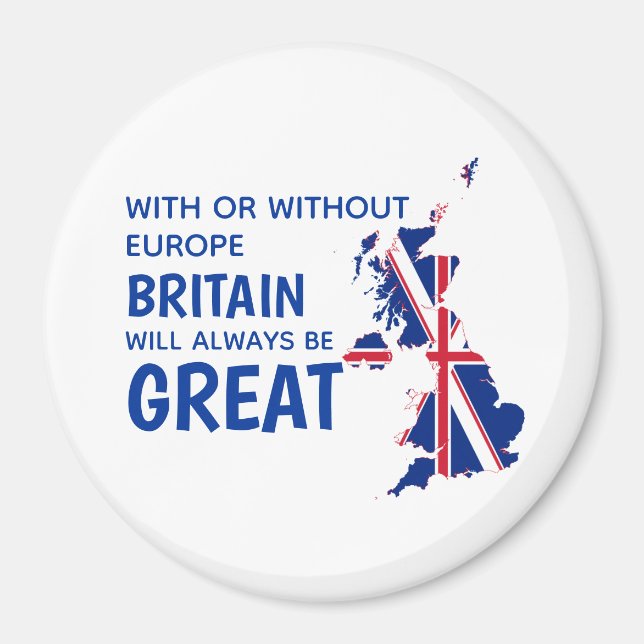BREXIT GROSSBRITANNIEN EUROPA MAGNET (Vorne)