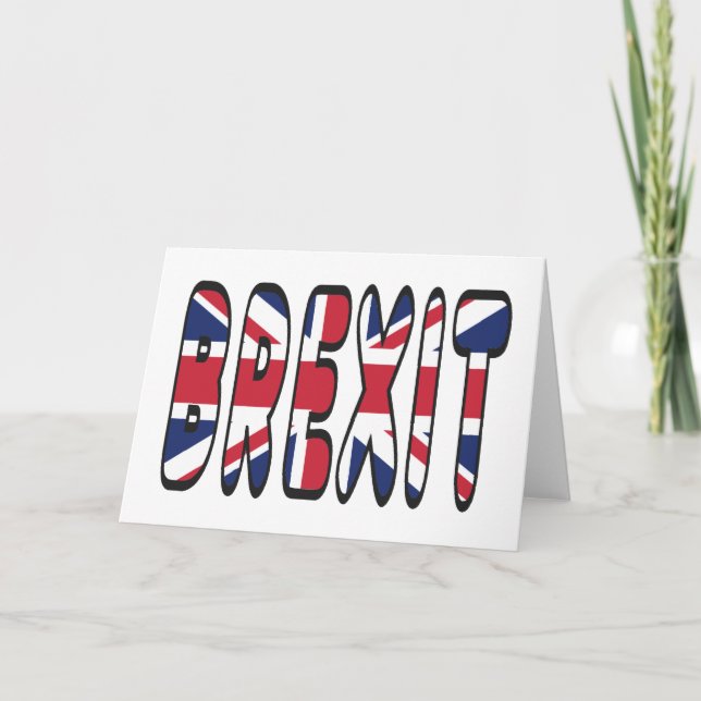 Brexit Karte (Vorderseite)