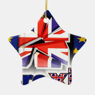 Brexit Keramikornament