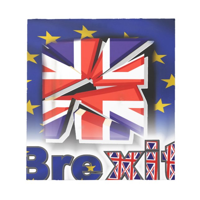 Brexit Notizblock (Vorderseite)