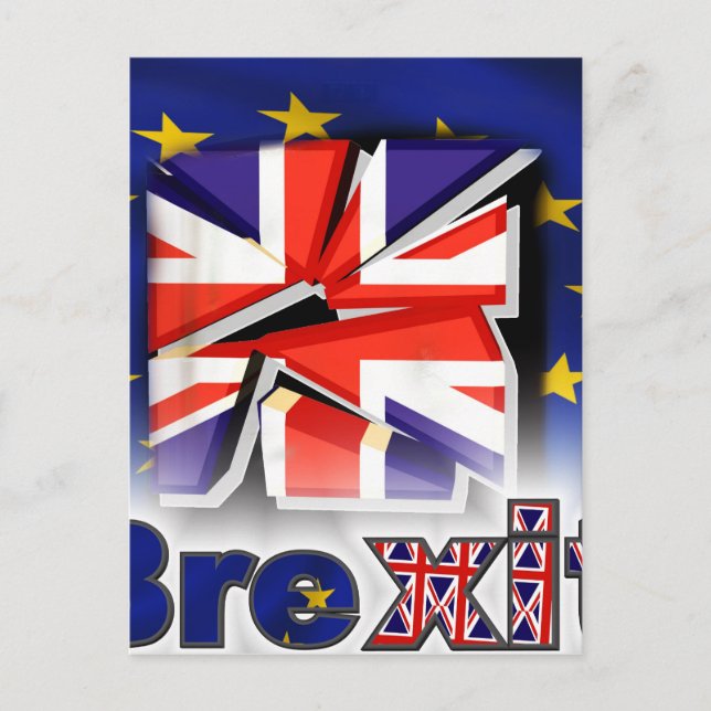 Brexit Postkarte (Vorderseite)