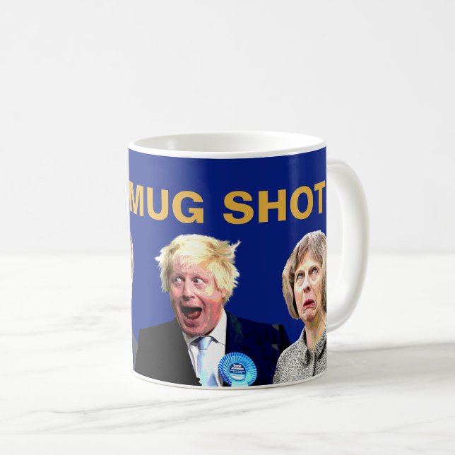 BREXIT TASSEN-SCHÜSSE, Spaß Brexit Kaffeetasse (VorderseiteRechts)