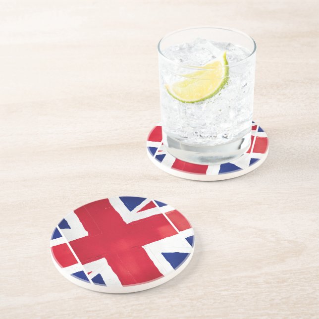 Brexit UK Getränkeuntersetzer (Seite)