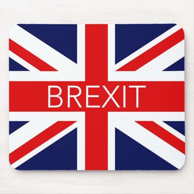 BREXIT UNION JACK - HOCHWERTIGES BILD MOUSEPAD (Vorne)