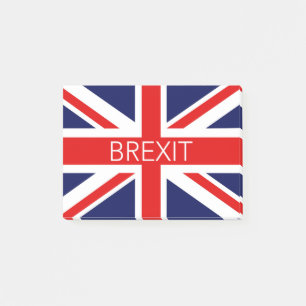 BREXIT UNION JACK - HOCHWERTIGES BILD POST-IT KLEBEZETTEL