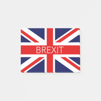 BREXIT UNION JACK - HOCHWERTIGES BILD POST-IT KLEBEZETTEL