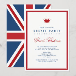 Brexit Union Jack Independence Party Einladung