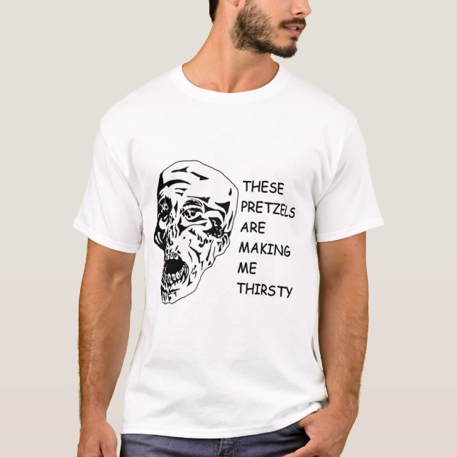 Brezel-Gesichts-Shirt T-Shirt (Vorderseite)