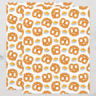 Brezel- und Käse-Album-Papier