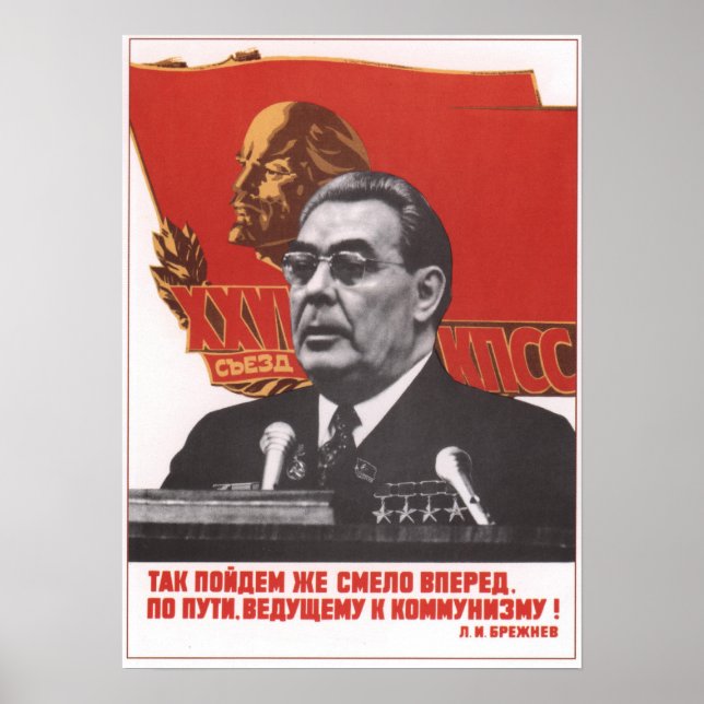Brezhnev Poster (Vorne)