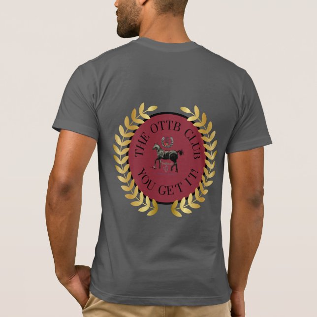 Brhm Otto Club, schöne Babyracehorse mare desi T-Shirt (Rückseite)