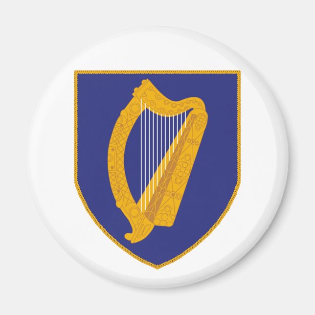 Brian-Boru-Harfe - Symbol Irlands Magnet (Vorne)