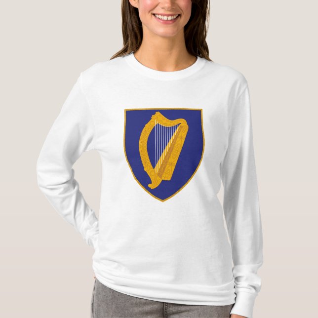 Brian-Boru-Harfe - Symbol Irlands T-Shirt (Vorderseite)