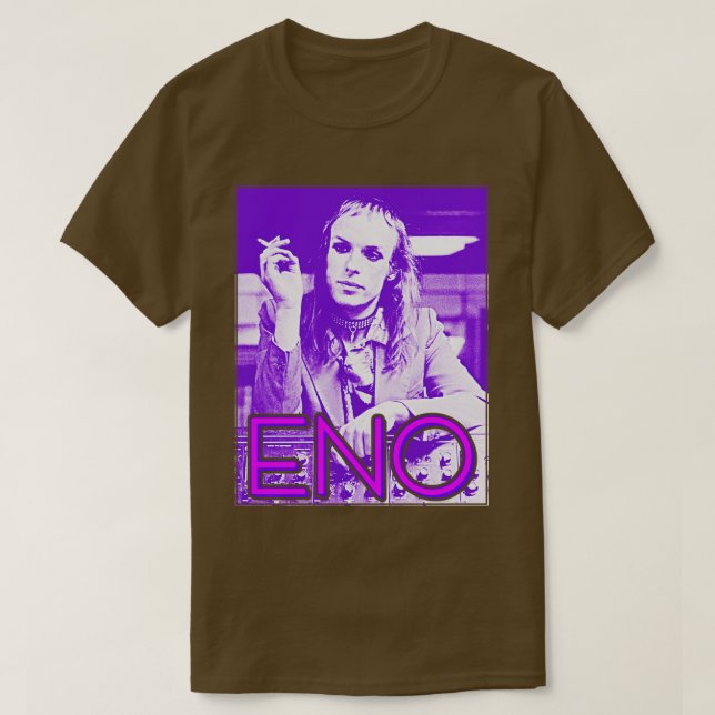 Brian Eno Retro Ambient Icon FanArt T-Shirt (Design vorne)