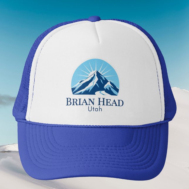 Brian Head Utah Skigebiet Hut Truckerkappe (Von Creator hochgeladen)