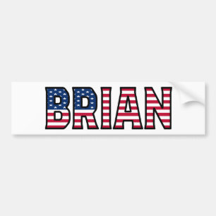 Brian Name Vorname USA Aufkleber Sticker Auto Autoaufkleber