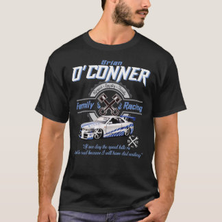 Brian O&x27;Conner Family Racing Schnell und zorni T-Shirt
