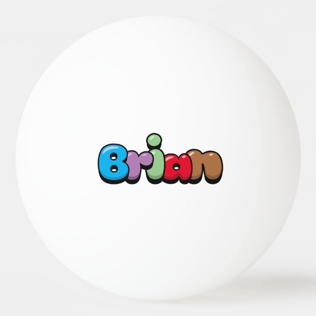 Brian Tischtennisball (Vorderseite)