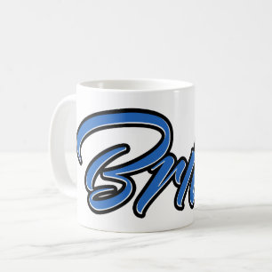 Brian Vorname Name blue Tasse Kaffeetasse