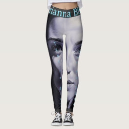 "Brianna Blue" Frauen in Kohle Leggings