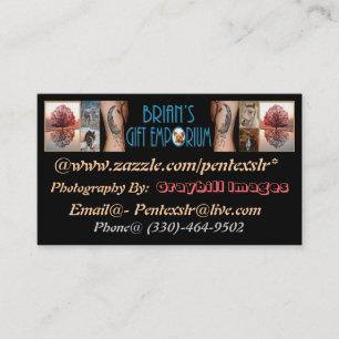 Brians Geschenk-Handelszentrum-Visitenkarte Visitenkarte