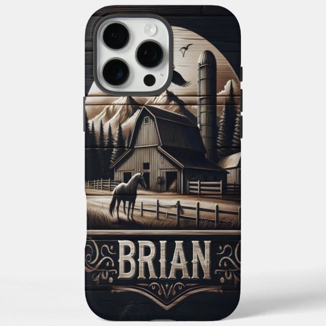 Brian's Mountain Farm Case-Mate iPhone Hülle (Rückseite)