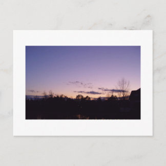 Briar Creek Sunset Raleigh North Carolina Postkarte