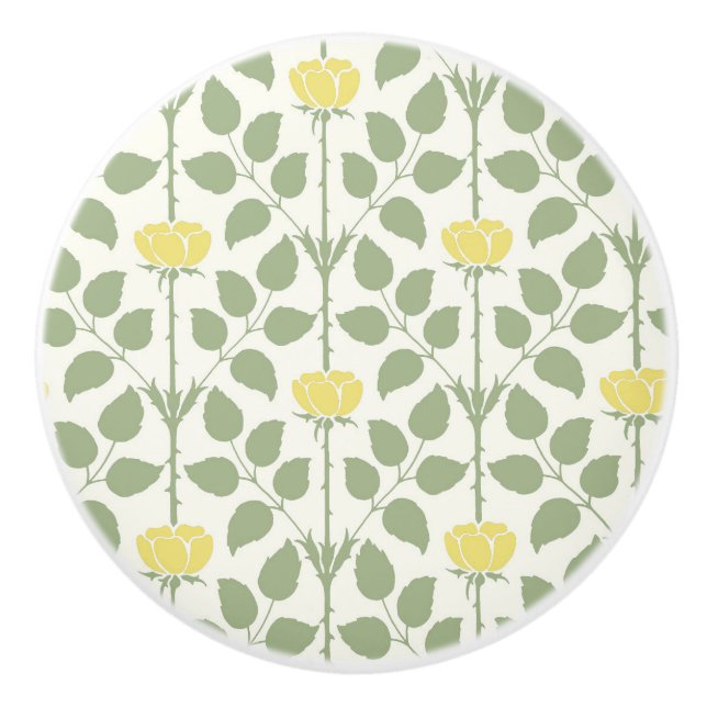 Briar Rose Keramik Knob Keramikknauf (Vorderseite)