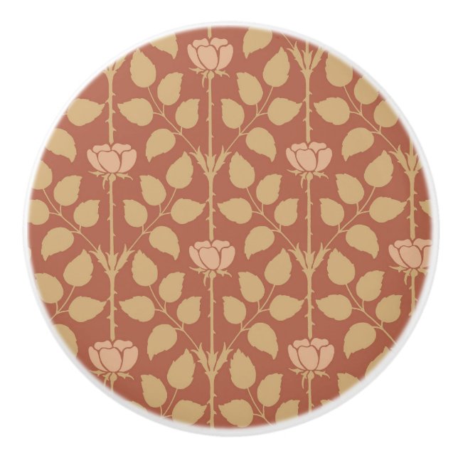 Briar Rose Keramik Knob Keramikknauf (Vorderseite)