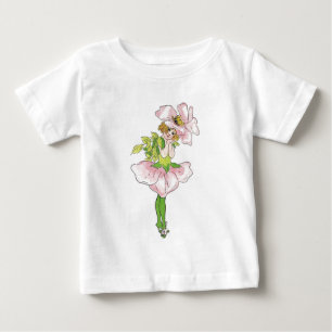 Briar Rose Vintage Niedliche Blume Girl Baby T-shirt