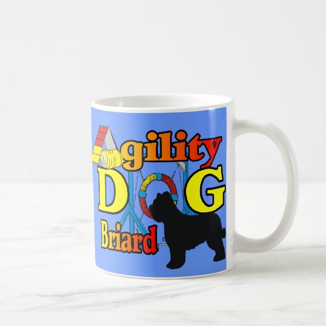Briard Agility Shirts Geschenke Tasse (Rechts)