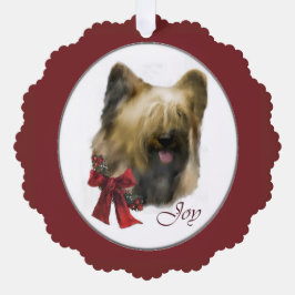Briard Christmas Geschenke Ornament Karte