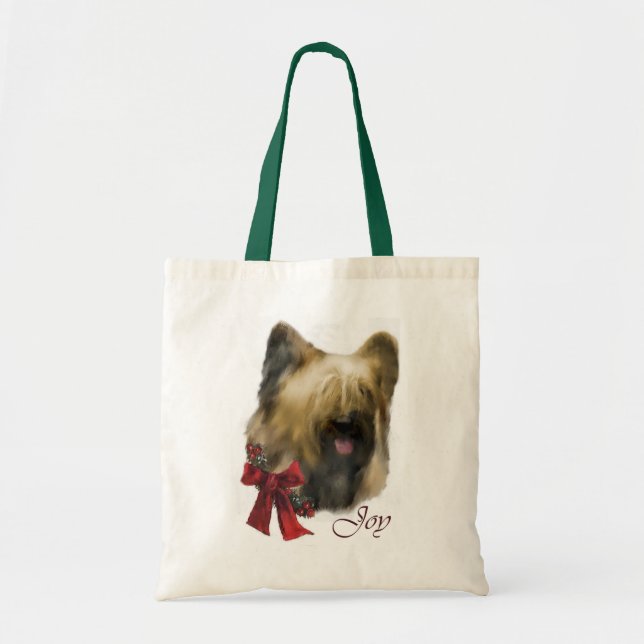 Briard Christmas Geschenke Tragetasche (Vorne)