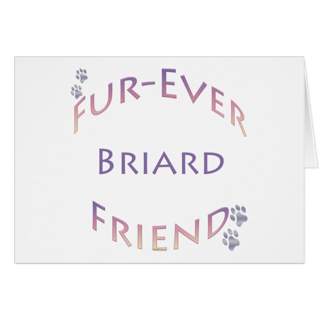 Briard Furever (Vorderseite (Horizontal))