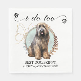 Briard I tue zu Napkins mit Hunden Foto Serviette