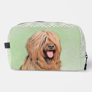 Briard Malerei Braune schwarze Überlagerung Süße H Waschbeutel