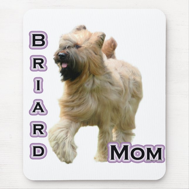 Briard Mama 4 Mousepad (Vorne)