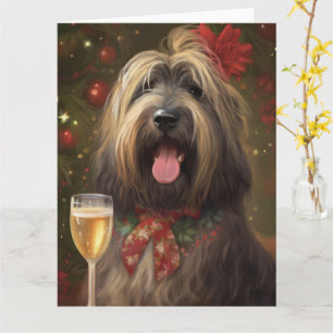 Briard New Year Karte