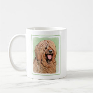 Briard Painting - Cute Original Dog Art Kaffeetasse