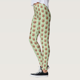 Briard Painting - Niedliche Original Dog Art Leggings