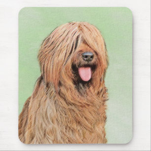 Briard Painting - Niedliche Original Dog Art Mousepad