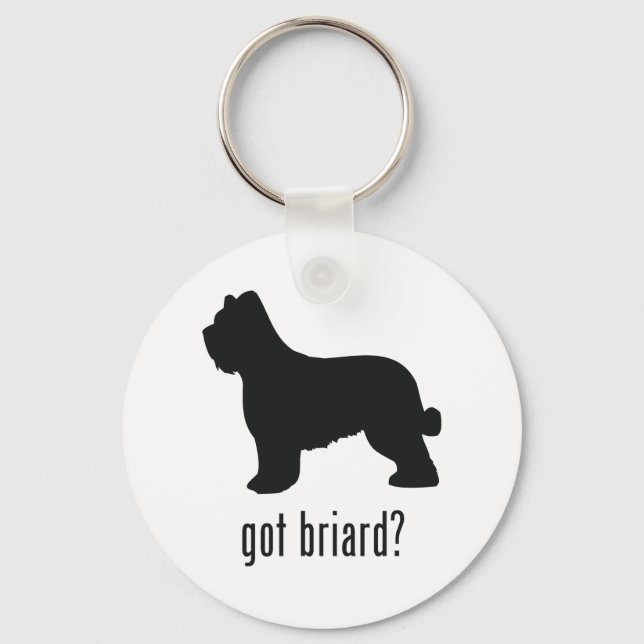 Briard Schlüsselanhänger (Vorderseite)