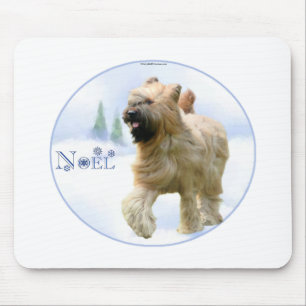 Briard Weihnachten Mousepad